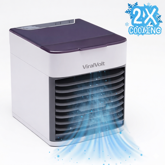 Mini Portable Air Cooler with LED Light & Water Fill
