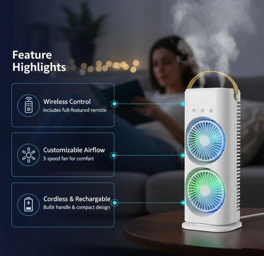 Portable mini double sided Air Cooler